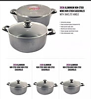 Prima Non-Stick Cassarole Pot W Lid Prima Non-Stick Cassarole Pot W Lid